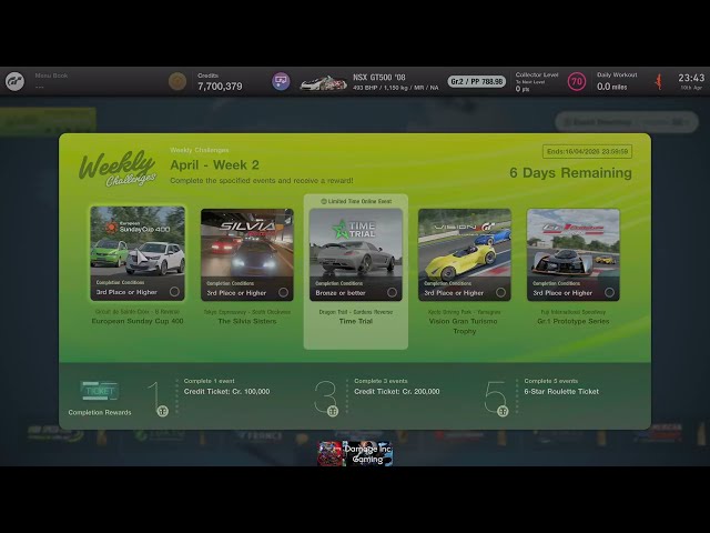 !!"Gran Turismo7"!!"LIVE"!!"PS5Pro"!! The "New" Weekly Challenge Races!! PartVR2 ;) !!"2k&HDR&VR2"!!