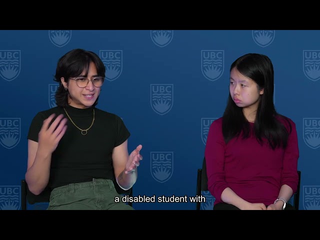 UDL Student stories: Farah and Calista