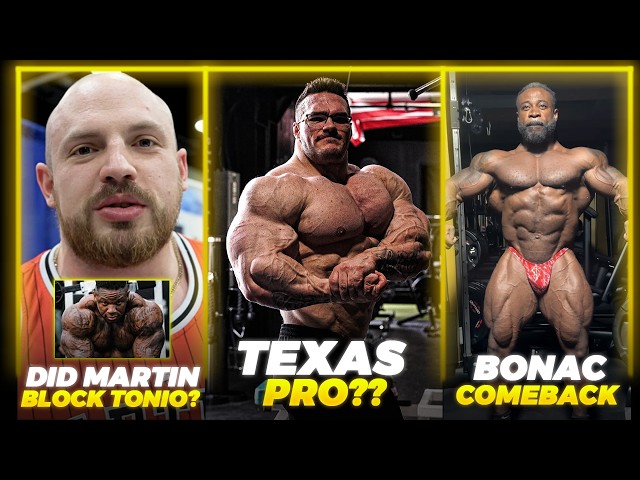 Martin Fitzwater BLOCKED Tonio Burton?? + Nick Walker Doing TEXAS PRO? + William Bonac 5 DAYS OUT!