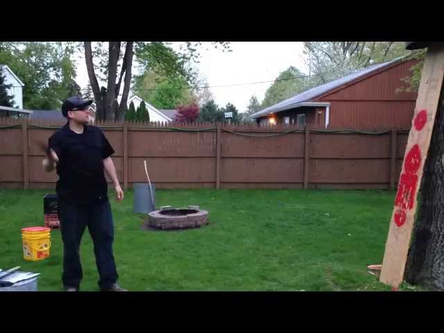 Throwing a Machete! (No Spin)