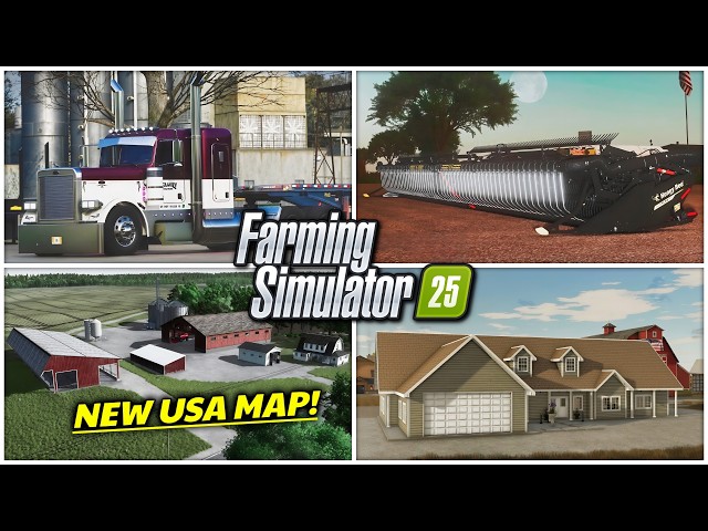 Farm Sim News - 379 Update, New USA Map, Honeybee Headers, & More! | Farming Simulator 25