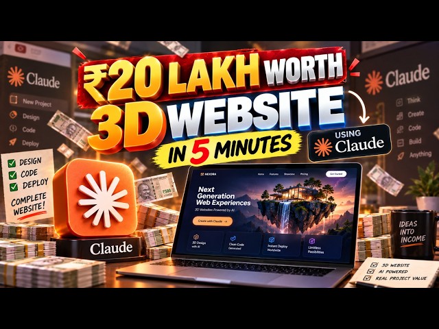 How to Build a 3D website for FREE? 🤯 | Full Tutorial | Step-by-Step Process [No Coding &100% FREE ]