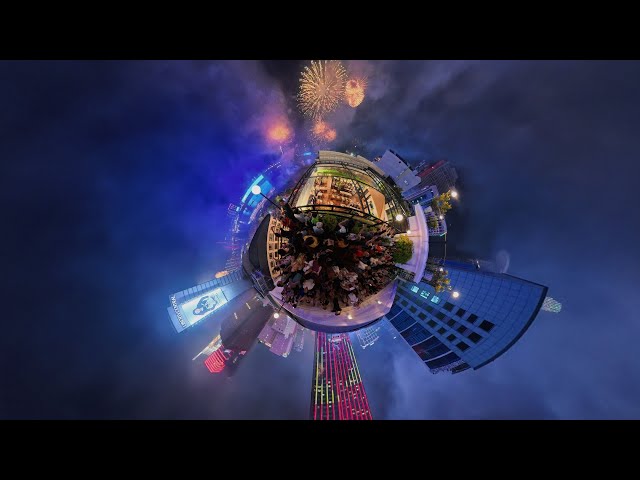 360 Video • Fireworks by Insta360 X5 Video Sample 8K Video
