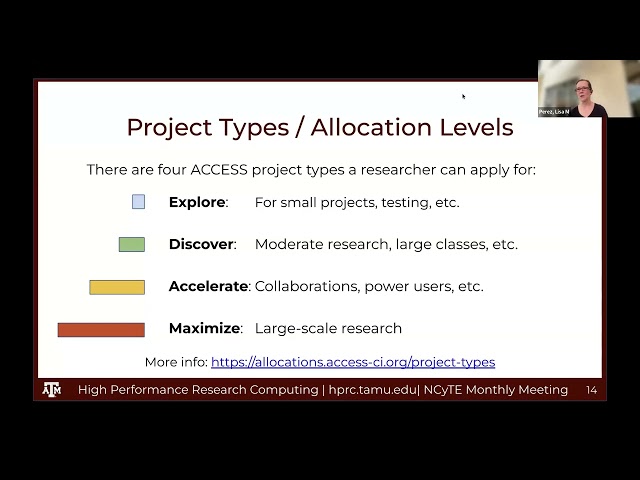 NCyTE Monthly Member Meeting: Connecting Researchers & Educators to Computing & AI Resources