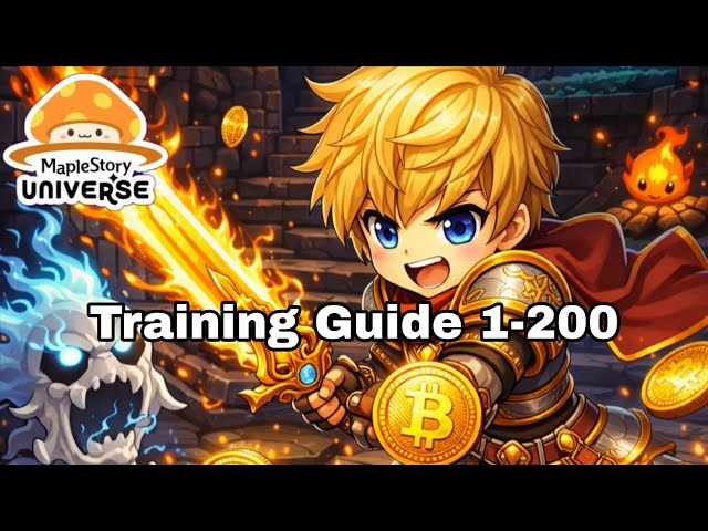 Lv 1-200 Training Guide MapleStory Universe 