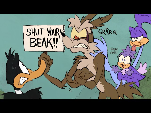 Daffy Just Ruined Coyote’s Secret 😳🐾 • COMIC DUB