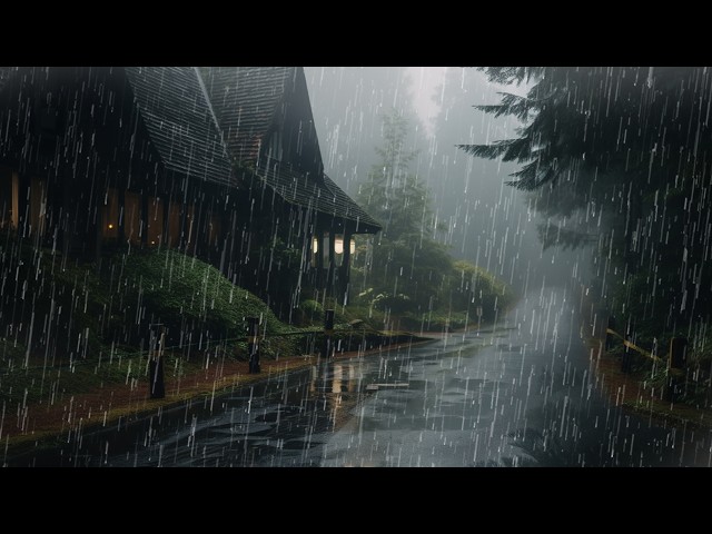 Heavy Rain and Thunder Sounds for Sleeping - Deep Sleep & Relax All Night, ASMR