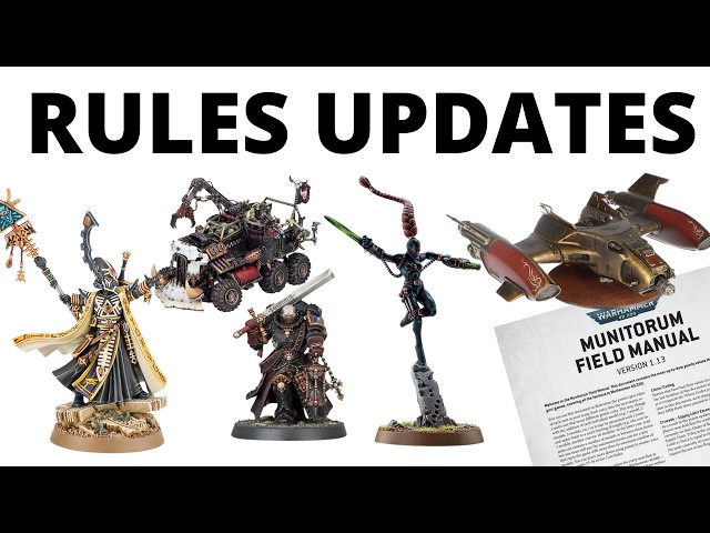 Let's Talk About GW's Latest Rules Update for Warhammer 40K - Core FAQs, Bug Fixes and Custodes!