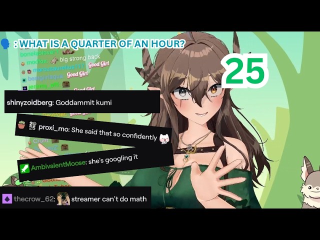 Kumi’s brain has officially disconnected from the math server 🫣😂 Kumi Vtuber Clip