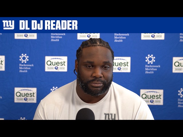 DJ Reader: 'We’ve got to all put it together' | New York Giants