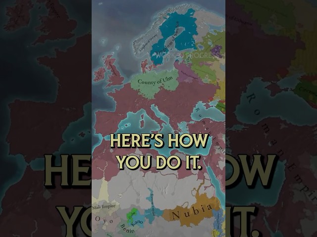 Can You Form the Roman Empire in EU5?  - EUV Roman Empire Formable