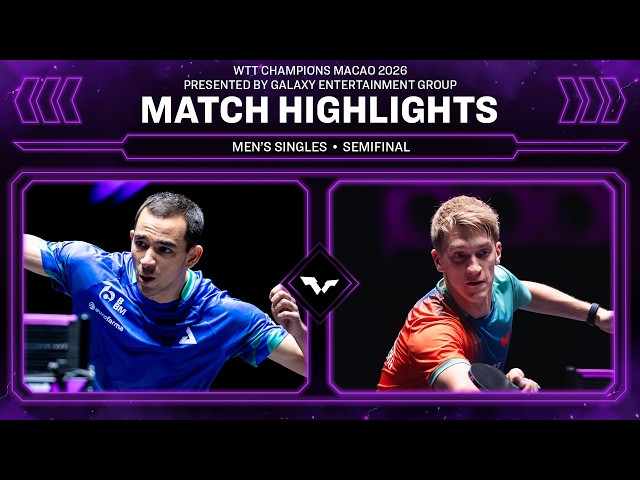 Hugo Calderano vs Anton Kallberg | MS SF | #WTTMacao 2026