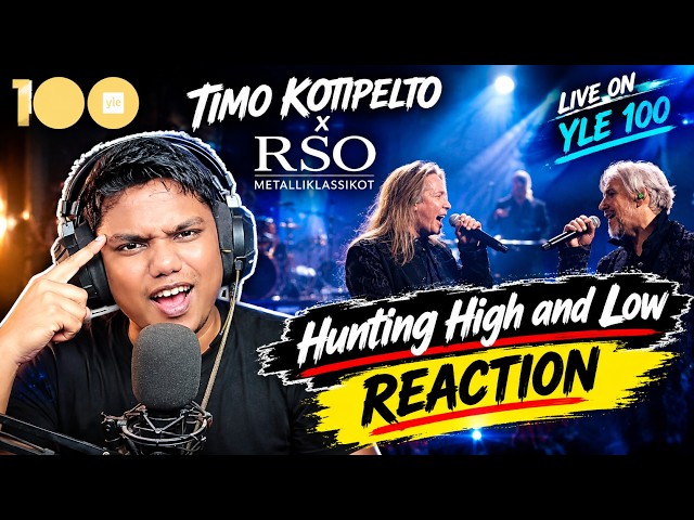 Timo Kotipelto x RSO Metalliklassikot - Hunting High and Low - Live on YLE 100 REACTION