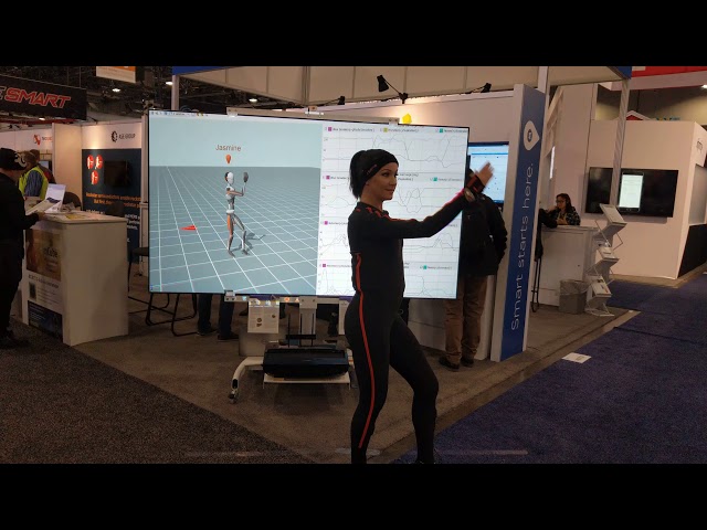XSens - 3D Motion Tracking Technology, CES 2018 [4K Video]