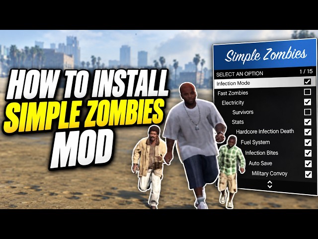 How to INSTALL SIMPLE ZOMBIES MOD in GTA V (2026)