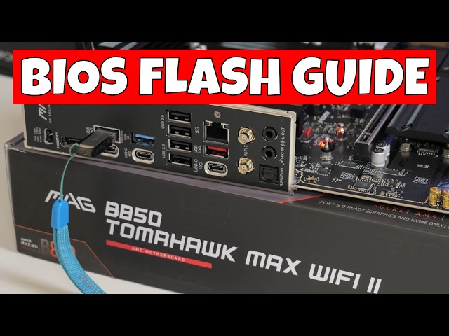 How To USB BIOS Flash MSI MAG B850 Tomahawk MAX WiFi II 2 Motherboard