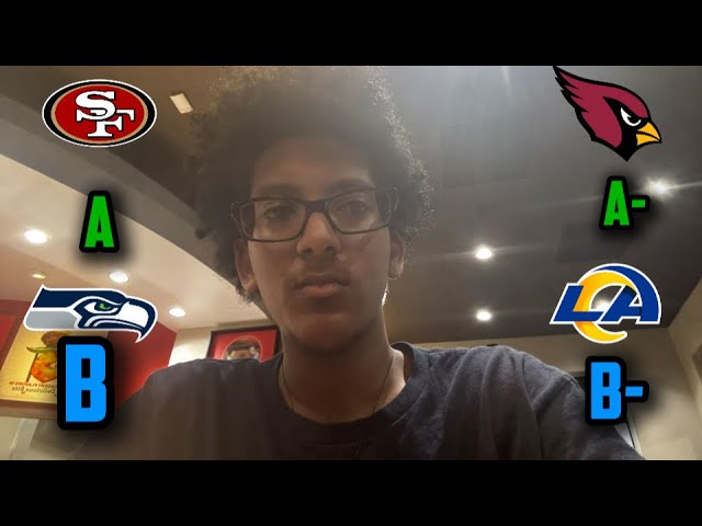 "The Battle for the West: Team Grades Revealed" #NFL #nfcwest #Comedy #Skit #Football