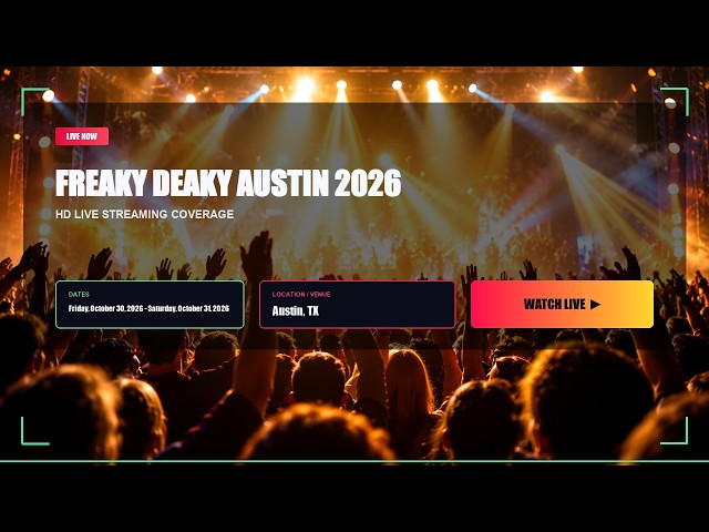 🔴LiVE Freaky Deaky Austin 2026 (live) - stream