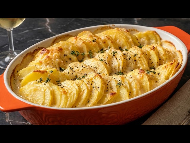 Oh My God! I Can't Stop Eating This! The Most Creamy Potato Gratin You Will Ever Taste!