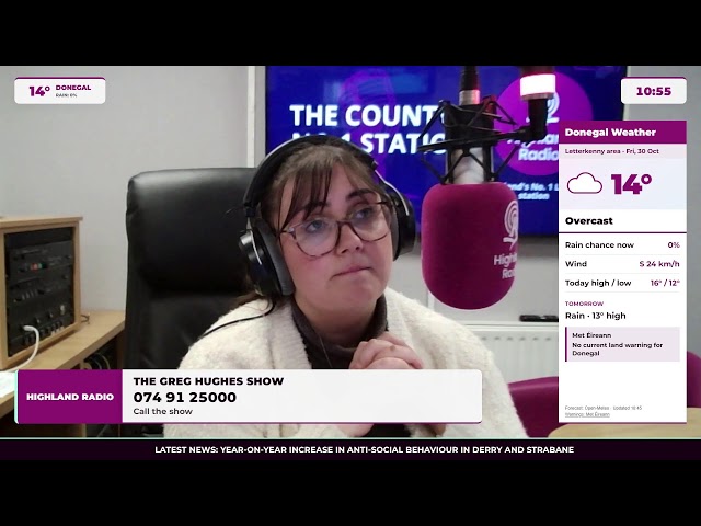 The Greg Hughes Show 30/10/2026