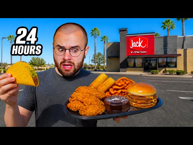 Florida Man tries Jack in the Box for the First Time (24 HOUR CHALLENGE)