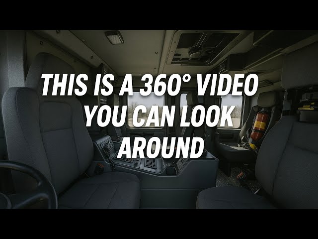 360 Video Inside A Fire Truck. #firetruck #360 #firefighter