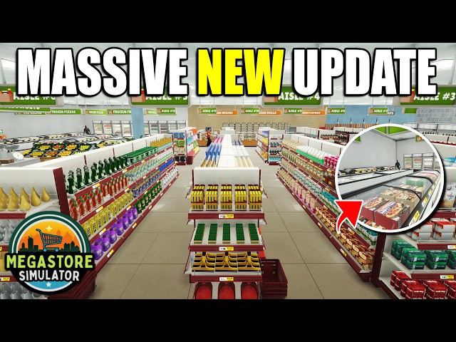 New Customer Demand System & 200+ Grocery Items Added.... | Megastore Simulator Update