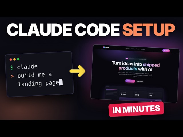 Claude Code Setup for Beginners: Build a Website in Minutes