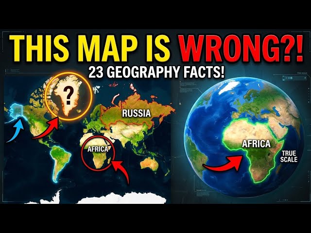 🌍 23 Geography Facts That Sound WRONG… Until You Look at a Map