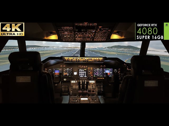 MFS 2024 | Boeing 737 MAX ✈️ Cockpit View | Online Precision Landing Challenge #pc#4k#FlightSim