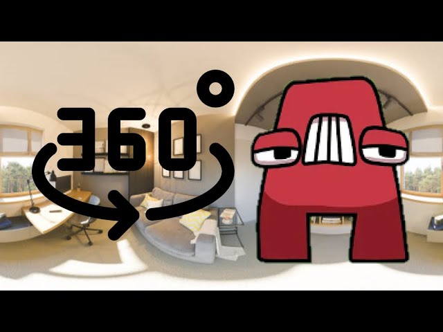 Alphabet Lore But It's B Finding challenge | 360 Degree video #2