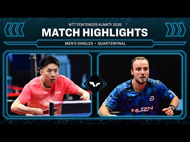 Fang Bo vs Simon Gauzy | MS QF | #WTTAlmaty 2026