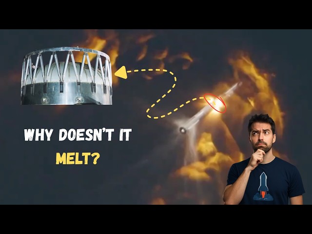 How Does Starship’s Hot-Staging Ring Survive 33 Raptor Engines? #spacex  #starship #hotstaging