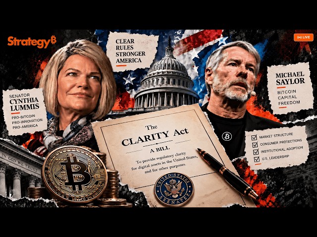LIVE: Senate Votes on the Clarity Act — Bitcoin Industry Leader Breaks Down the Impact