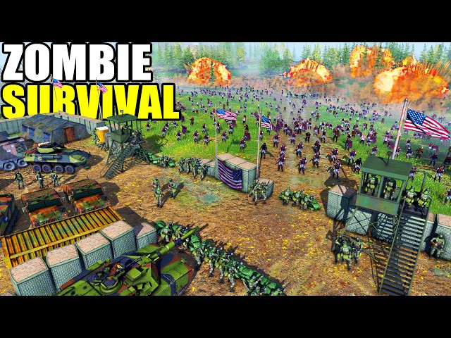I built Deadliest Modern FORTRESS in the ZOMBIE SURVIVAL Base Building Mod! - Gates of Hell: DotD