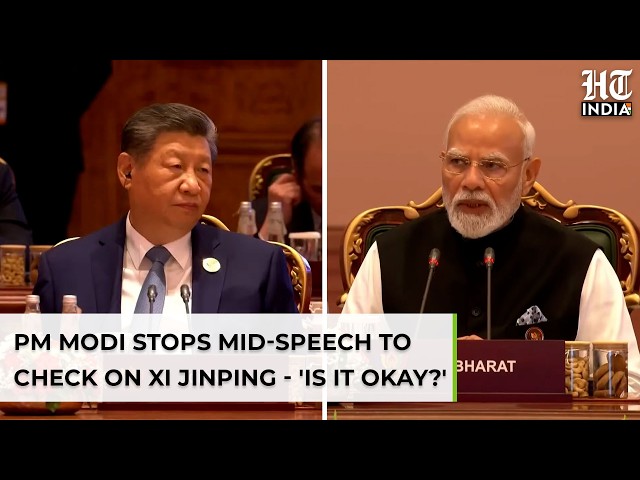 What Happened to Xi Jinping? PM Modi Suddenly Stops Speech to Check on Him | BRICS 2026 Meet