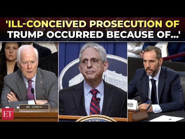 'The original sin…':  Cornyn goes after Garland over Jack Smith appointment at Senate hearing