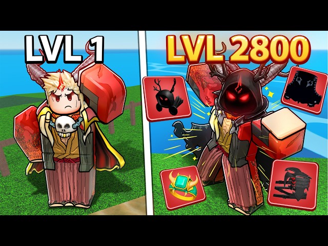 Noob To MAX Using THE STRONGEST Items In Blox Fruits