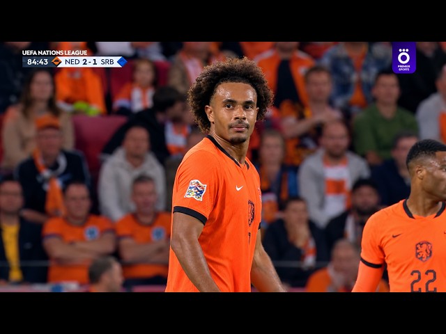 Joshua Zirkzee vs Serbia | Winning Goal & Highlights