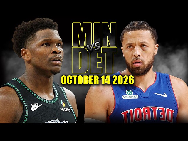 Minnesota Timberwolves vs Detroit Pistons Full Game Highlights - October 14, 2026 | NBA Preseason