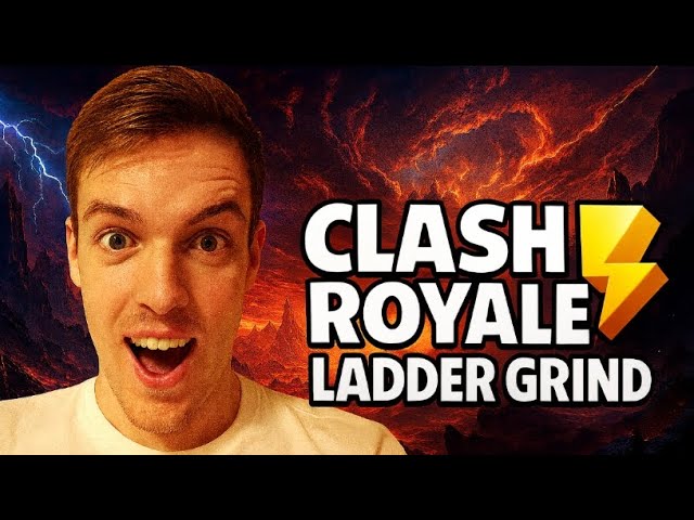 CLASH ROYALE LIVE — Ladder Push to Glory ⚔️ | EDMC+