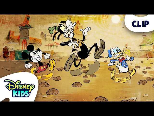 Mickey and Donald Take Goofy to Potatoland! 🥔✨ | Mickey Mouse (Shorts) | @disneykids