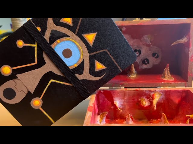 Making Nerd Birthday Presents! A mimic chest and a sheikah slate notebook!