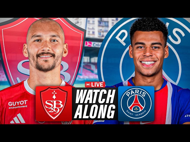 Brest vs PSG | Ligue 1 Watch Along 🇫🇷