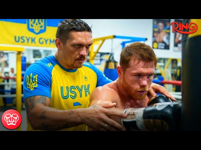 *NEW* Canelo Alvarez and oleksandr usyk TRAINING For Christian Mbilli.