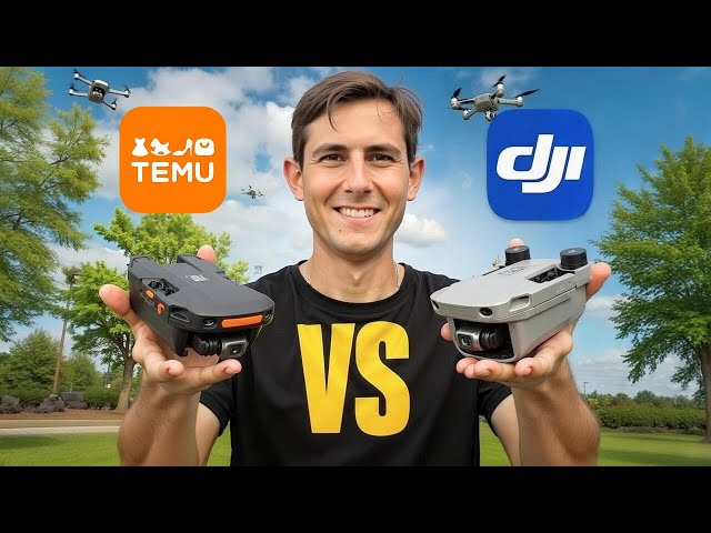 $25 Budget TEMU Drone VS $2000 DJI Drone
