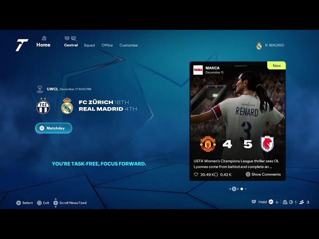 UWCL fc26 Manchester Utd Vs Juventus PS5