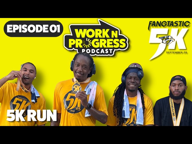 Starlito, Los, Jimmy and Shute run a 5k | Work N Progress Podcast Ep 1