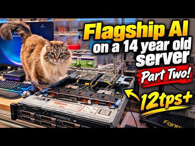 4x Faster Flagship AI On A 14 Year Old Server