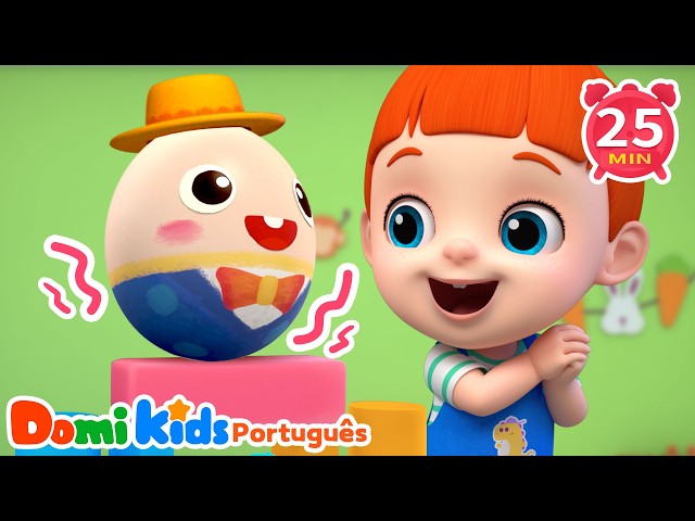 🥚🧩 Onde Humpty Dumpty Vai Cair? | Aprender Regras e Segurança | Domi Kids em Português